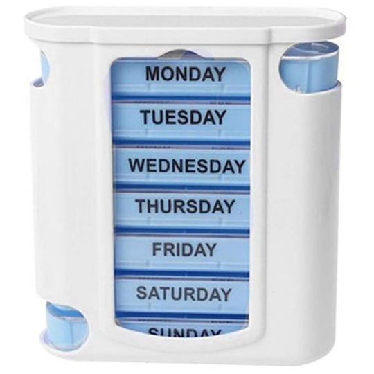 7 Day Week Pill Box Organizer Tablet Holder Medicine Tablet Drug Holder Storage Box Pillbox Case Organizer Container Kit