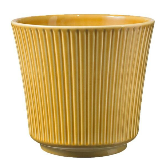 Amber Delphi Ceramic Pot | 14cm - Fast & Free UK Delivery