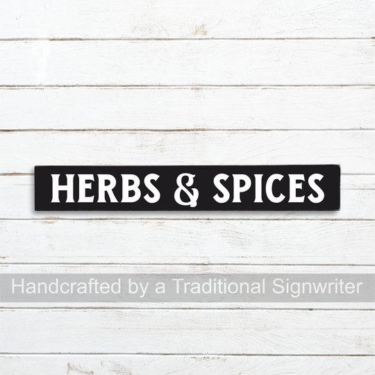 Herbs & Spices Sign, Herb Signs, Handcrafted Sign, Pantry Spices Kitchen Herbs Decor, Farmhouse Style Sign