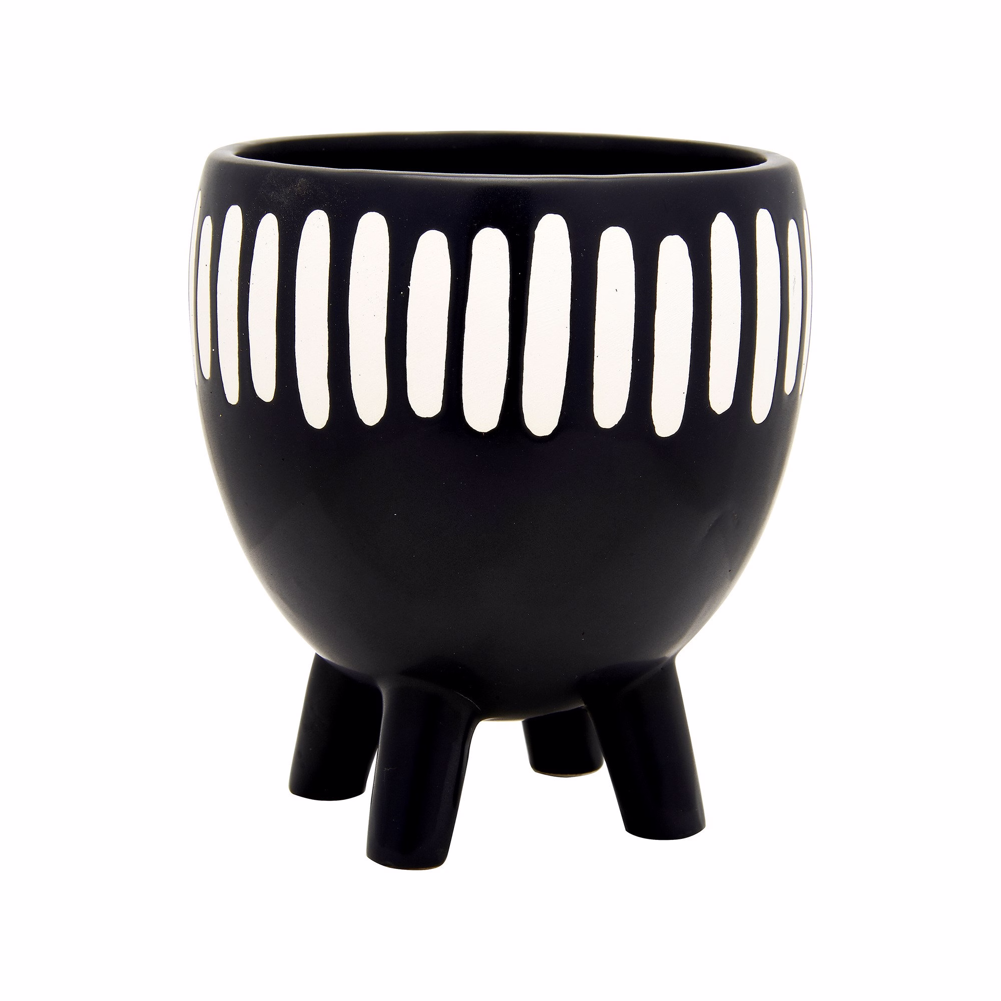 Planter Stripped Or Groved On Legs, Scandi Boho, Plant Pot , Succulents, Home Decor Gift House Warming Birthday Christmas Secret