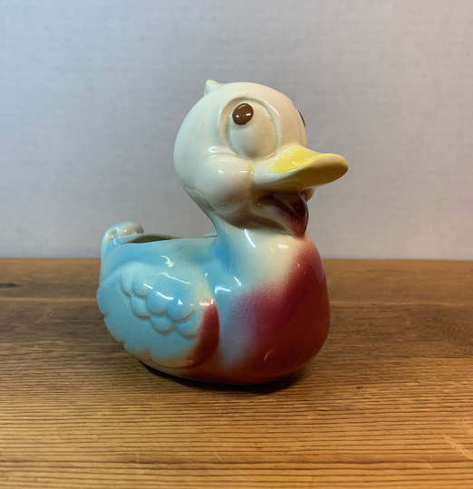 Mccoy Vintage Planter Duck Bird Ceramic Vase