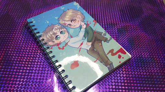 Hannigram Season 3 After The Fall Inspired Handmade Hardcover Laminated Notebook
