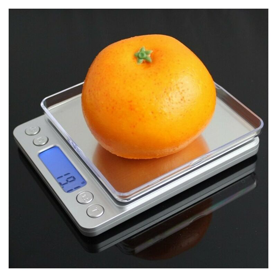 2pcs Precision Scale 3000g/0.1g, Kitchen Food Scale Small Mini Milligram Scale Jewelry Pocket Scale, Medicinal Ingredients, Powder, Coffee Beans