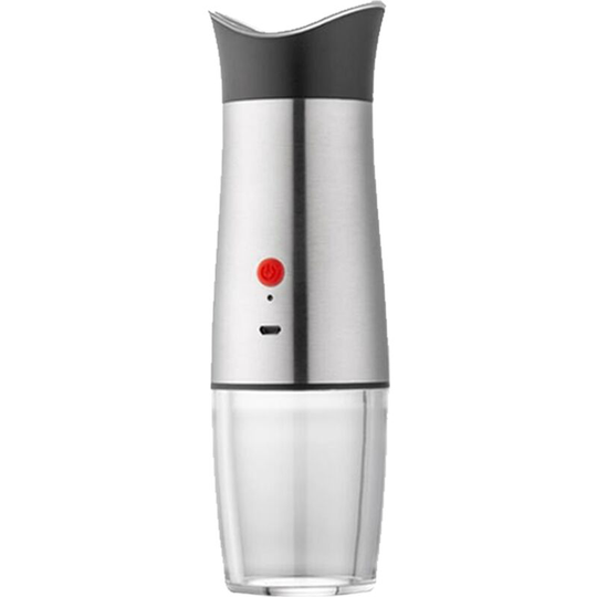 Fvbjd - Gravity Electric Pepper Grinder-Rechargable Automatic Salt Mill, Adjustable Coarseness,Hand Operation usb electric pepper mill single pack