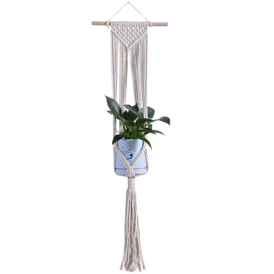 Macrame Plant Hanger Decorative Flower Pot Holder Indoor Outdoor Hanging Planter Basket Cotton Rope Home Decor,model: Type 9 - model: Type 9