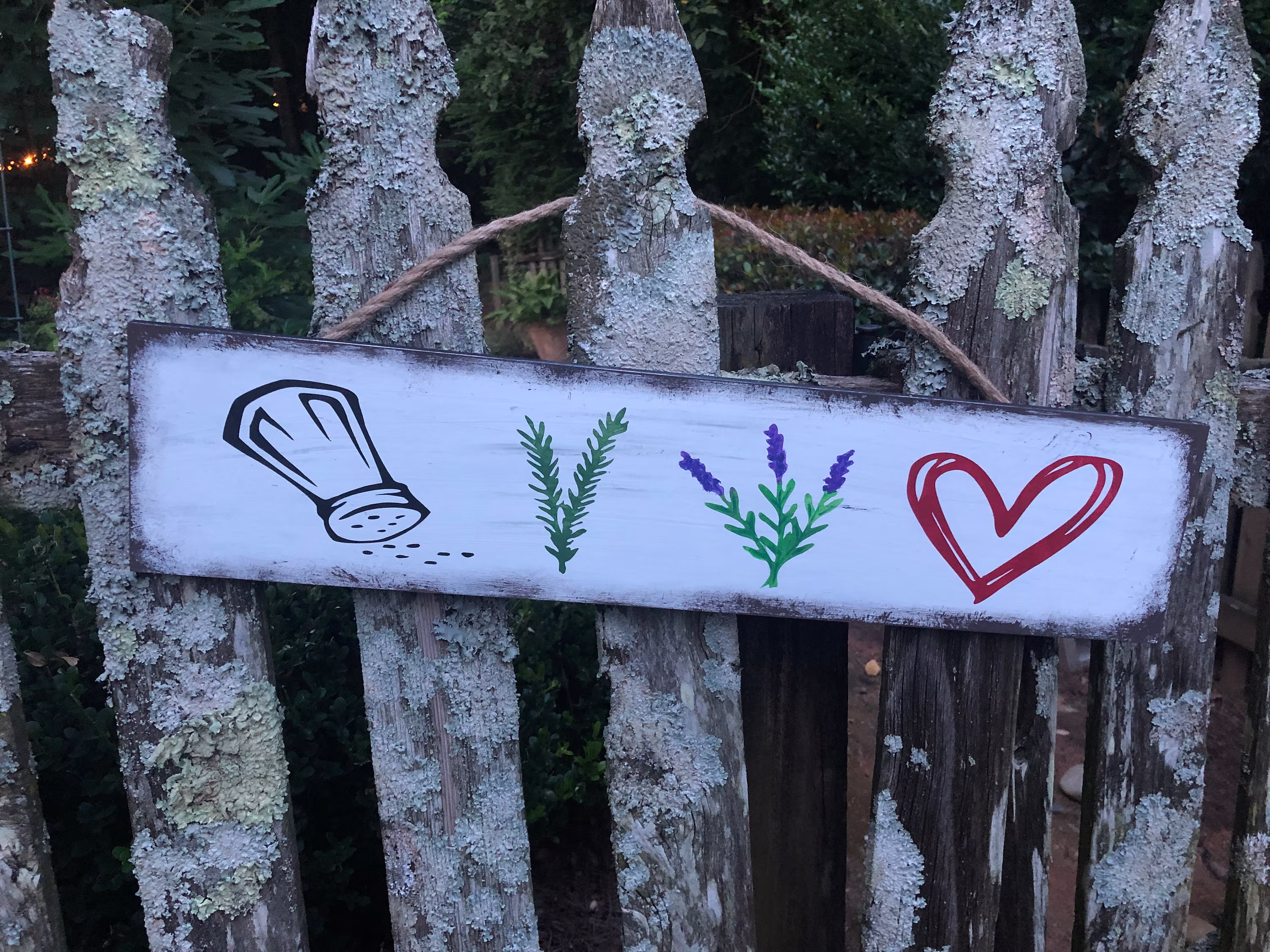 Salt, Rosmary, Lavender, & Love Signs. Practical Magic. Witchy Magical Sign