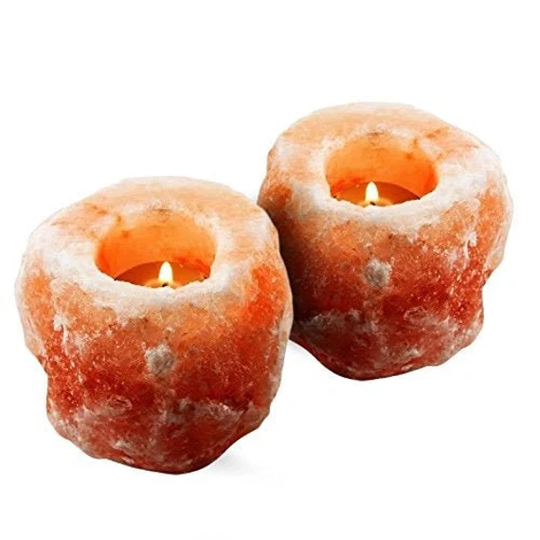 Himalayan Salt Candle Holder 1Pc