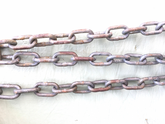 Rusty Steel Chain Urban Steampunk Lighting Design Industrial Metalworking Art Supply Iron Garden Plant Hanger