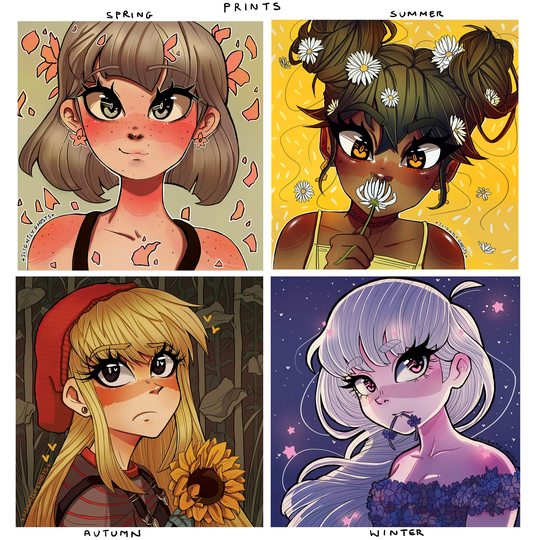 Seasonal Prints + Free Sticker