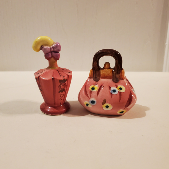 Handbag & Parasol Salt Pepper Shakers