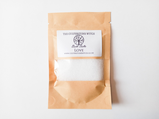 Witch Bath Salts - Love Witchcraft Kit , Spell Kit, Starter Beginners, Solitary, Hedge, Wicca, Casting, Baby Witch, Apothecary Set