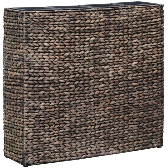 Hommoo - Garden Planter with 4 Pots Water Hyacinth Brown VD29705