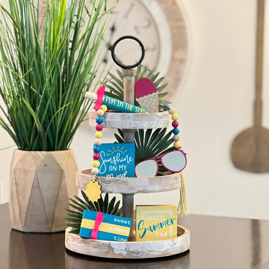 Bundle // Summer Tiered Tray Decor Seasonal Mini