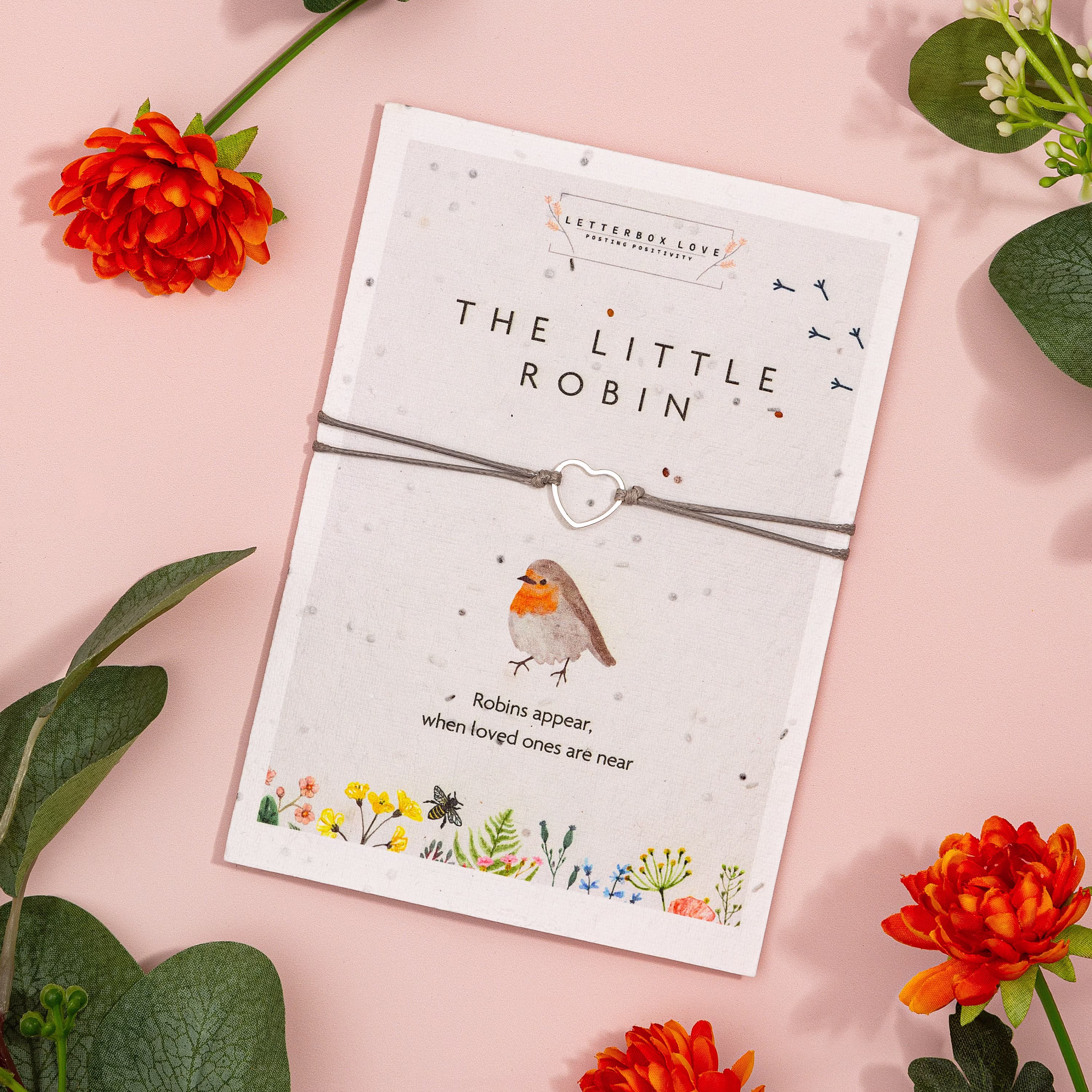 Eco Friendly Robin Bracelet | Seeded Greetings Card & When Robins Appear Gift Plantable