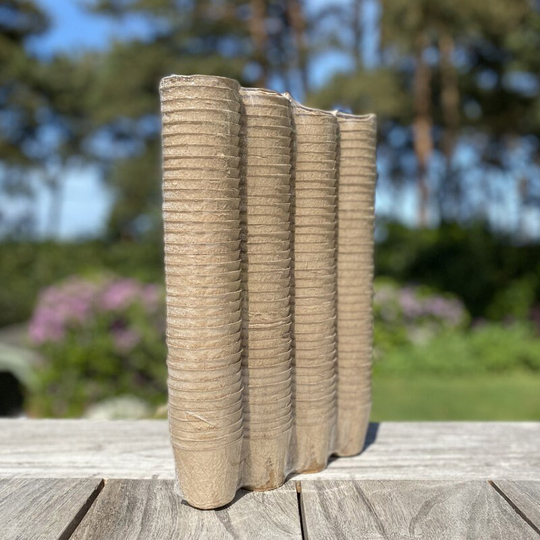 5cm Eco Round Fibre Biodegradable & Compostable Plant Pots