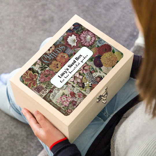 Personalised Seed Box Garden Gift