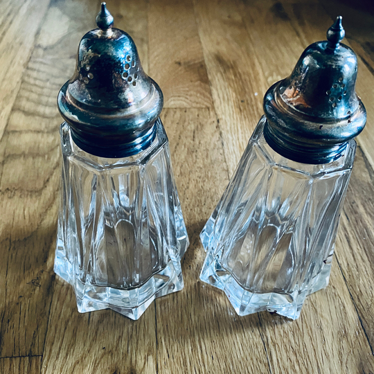 Czech Art Glass - Salt & Pepper Shakers