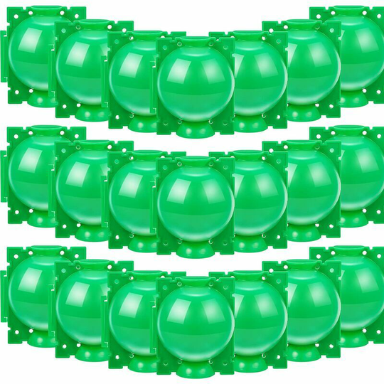 Plant Root Box Propagation Ball Garden Plant Root Box Assisted Grafting Device Botanical Root Cutter and Root Controller, s, Green (20 Pieces)