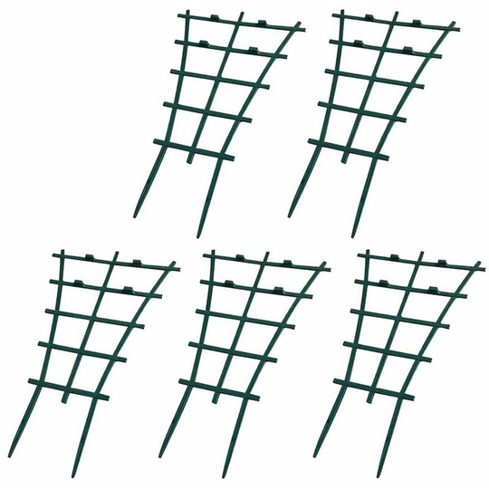 Garden Trellis Plastics Superimposed Climbing Plants Support for Garden Plant Flower Vegetable,,5pcs