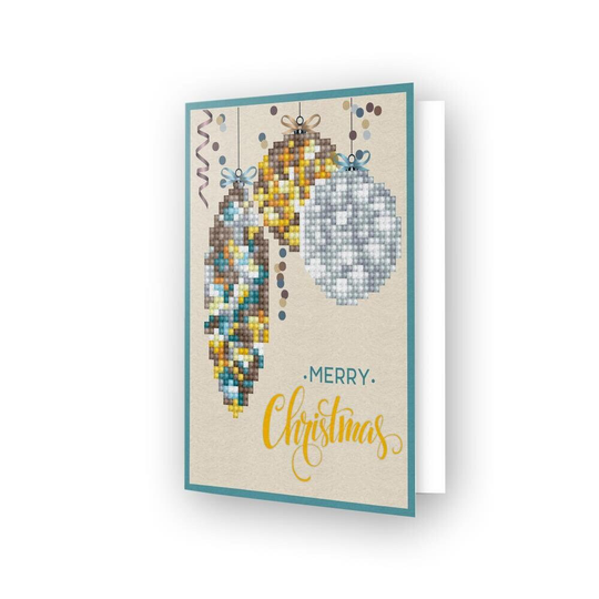 Diamond Dotz Christmas Greeting Card Kit 5"x7