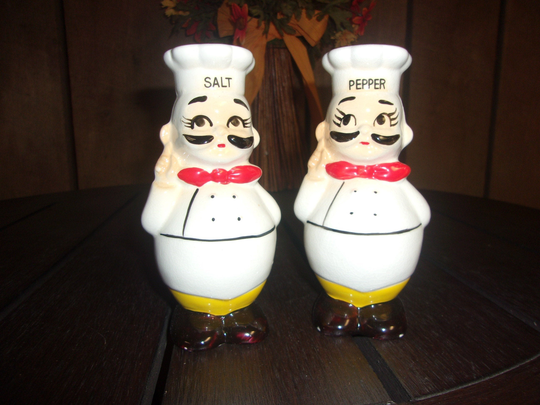Chef Salt & Pepper Shakers