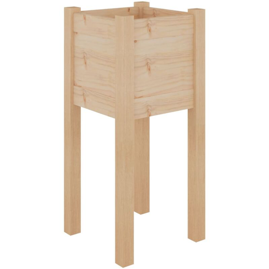 Vidaxl - Garden Planter 31x31x70 cm Solid Pinewood Brown