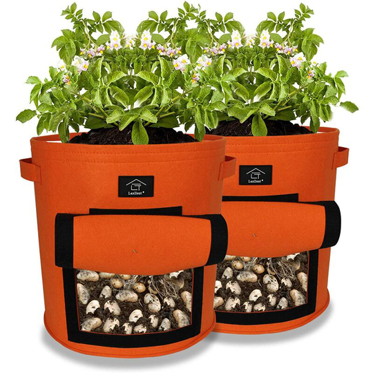 7 Gallon 3pcs Plant Bag, Non Woven Planting Bags, Potato Grow Bags With Handles ZW02-7