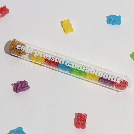 Mixed Fruit CBD Gummies Sample Tube