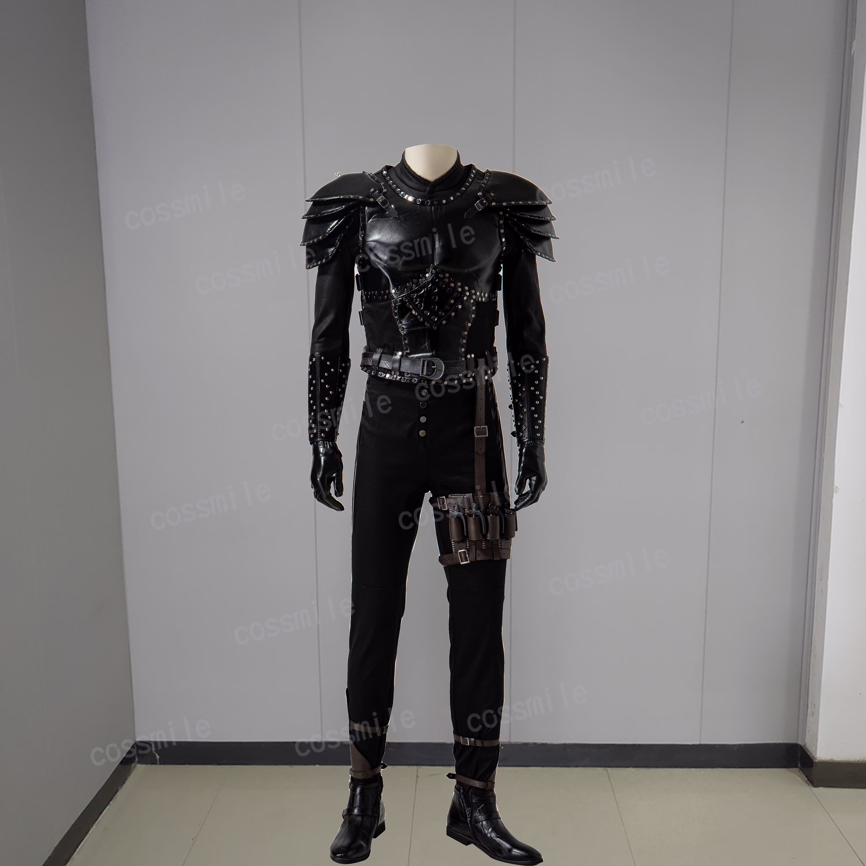 Netflix The Witcher Season 2 Geralt Of Rivia Armor Suit Cosplay Costume With Leather Vest & Coat