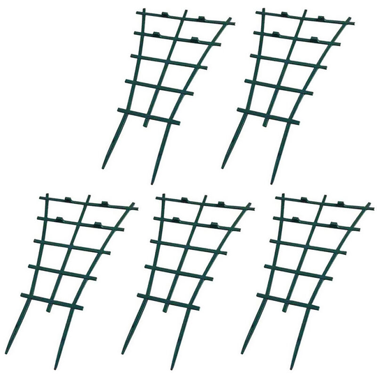 Superseller - Garden Trellis Plastics Superimposed Climbing Plants Support for Garden Plant Flower Vegetable - 5pcs