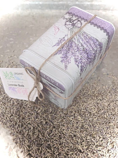 Culinary French Lavender 100% Pure Loose No Caffeine Gift Tin
