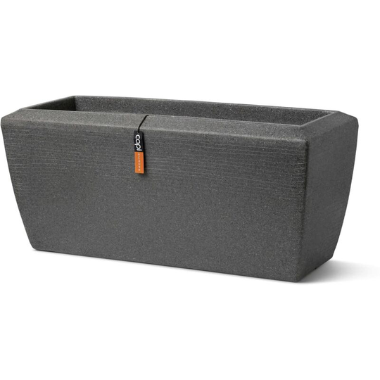 Planter Arc Granite Rectangle 90x35x40 cm Anthracite Capi Anthracite