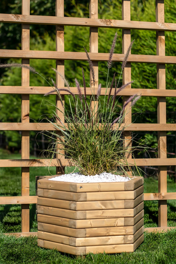 70cm Large Hexagon Wooden Planter