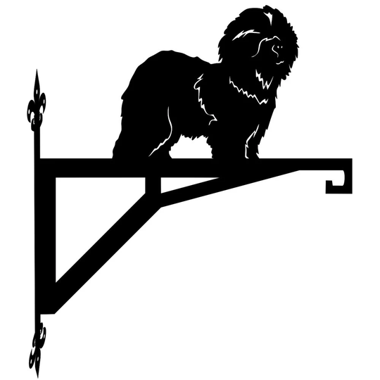 Old English Sheepdog Modern Contemporary Hanging Bracket