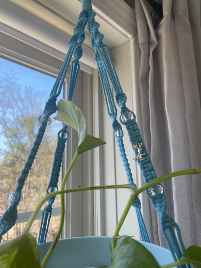 Blue Rabbit Plant Hanger
