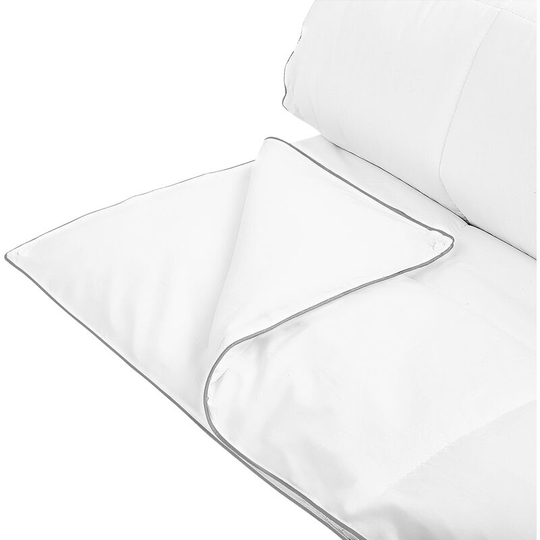 All-season King Size Duvet 155 x 220 cm Japara Cotton White Nuptse - White