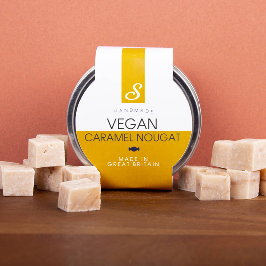 Handmade Vegan Salted Caramel Fudge Bites