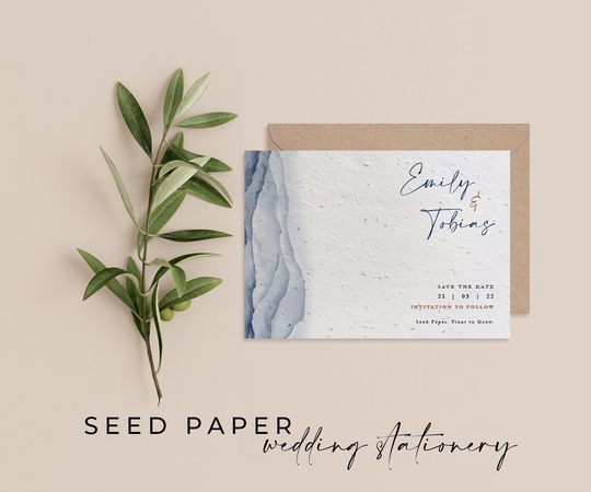 Retro Thank You Card, Plantable Seed Cards, Paper Wildflower Print Seeded Thank You Cards With Envelopes, Biodegradable
