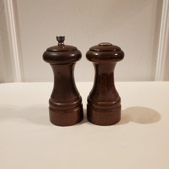 Olde Thompson Wooden Pepper Mill Grinder & Salt Shaker