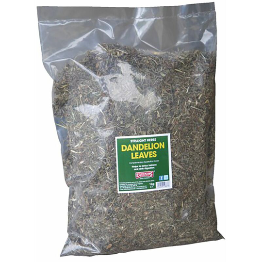 Straight Herbs Dandelion Leaves - 1 Kg Bag - 887 - Equimins