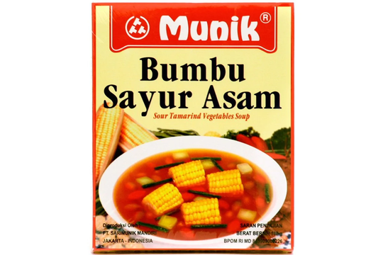 Munik Bumbu Sayur Asam | Sour Tamarind Vegetable Soup Seasoning - 6.4Oz