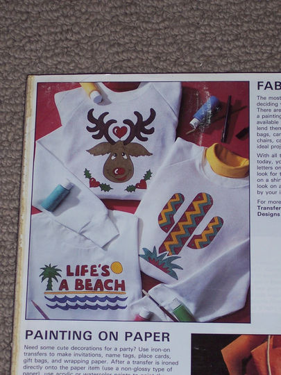 Stencil Book, Stencils For Use On Wood, Paper Or Fabric, Year Round Seasonal & Holiday Designs, Border Patterns, Florals, Christmas, Leisure Arts