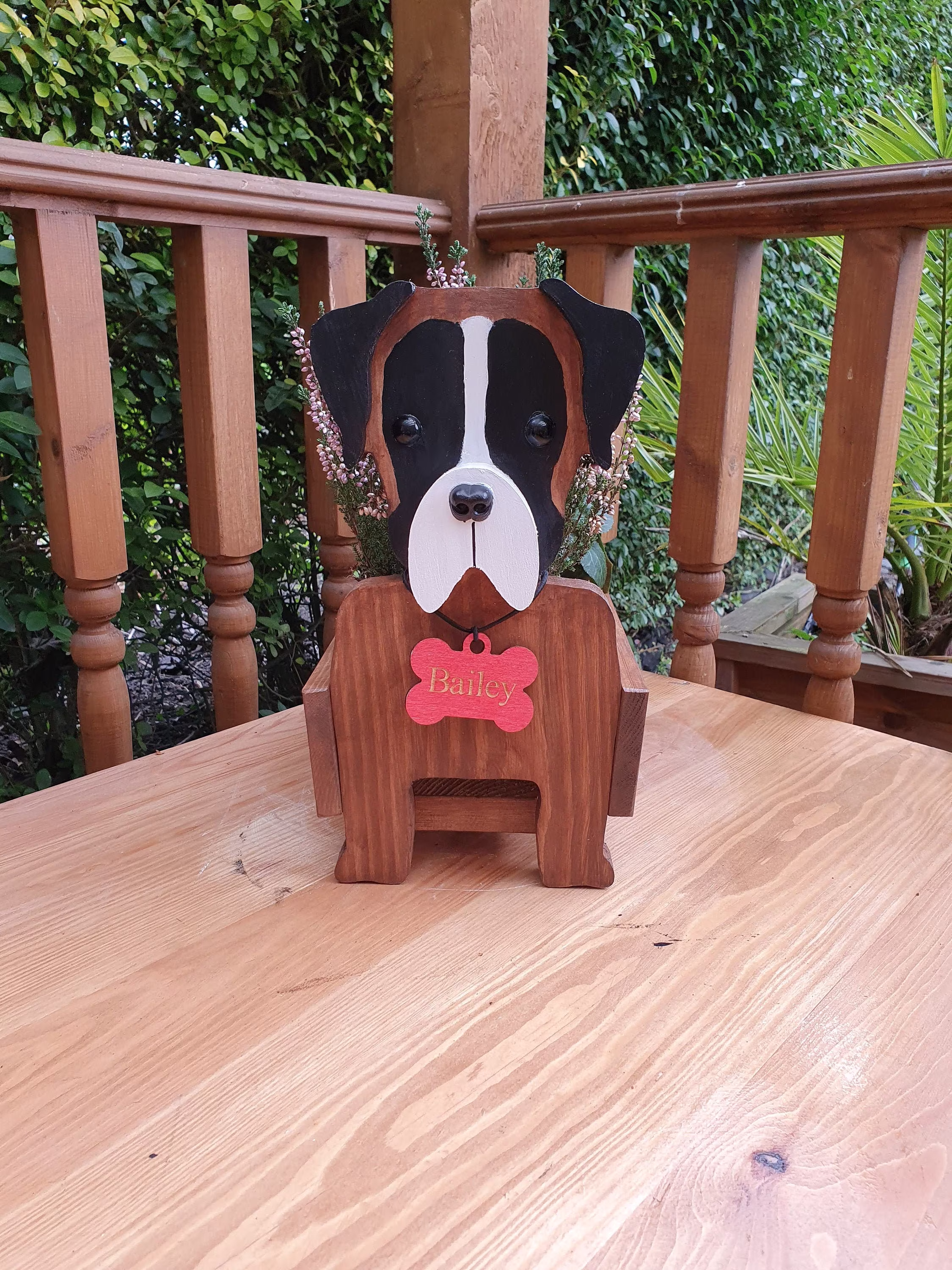 Boxer Pet Planter - Dog Birthday Gift