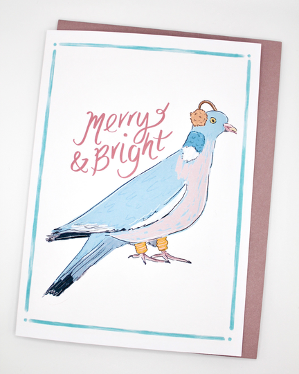 Christmas Card - "Merry & Bright