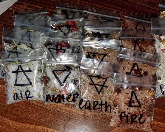 Elemental Altar Salts