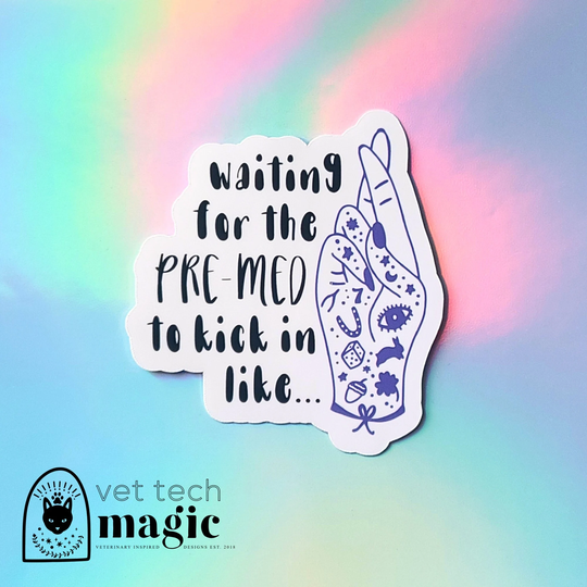 Veterinary Technician Sticker, Vet Tech Nurse, Humor, Medicine Week Gift, Surgical