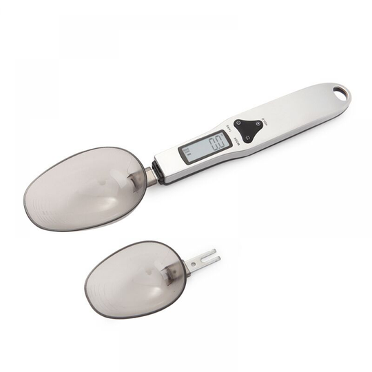 0.1g up to 500g graduation measuring spoon, multi-function food scale, kitchen scale for spices & herbs-black