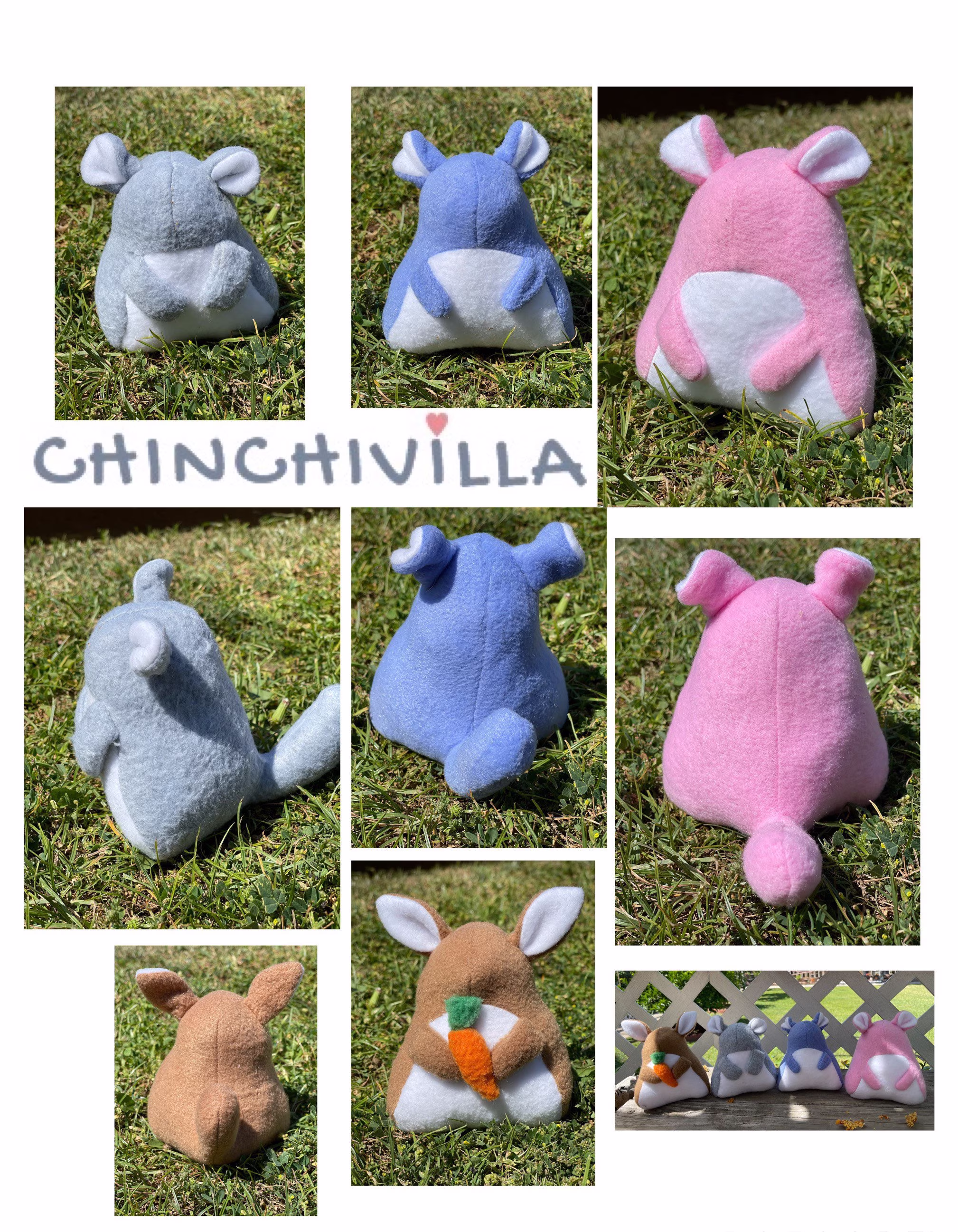 Custom Available Anti-Pill Chinchilla Stay-In-Cage Cuddle Buddy With Chinny Herb Box