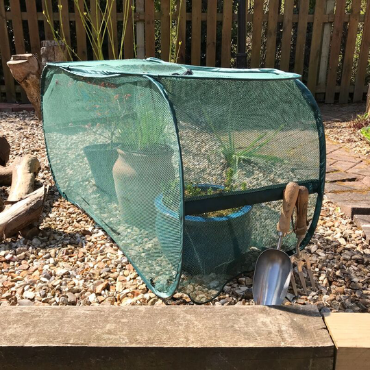 Pop-Up Garden Pot, Planter & Grow Bag Crop Cover with Door - 1.1 x 0.45 x 0.55m H