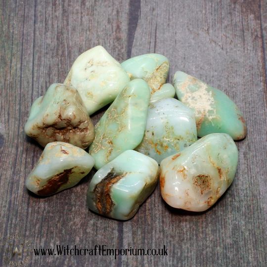 Chrysoprase - Stone Crystal Gemstone Mineral Pagan Wicca Wiccan Magic Spell Ritual Real Genuine Natural